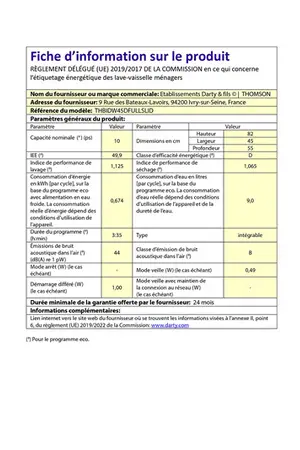 Thomson THBIDW45DFULLSLID