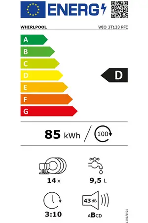 Whirlpool WIO3T133PFE